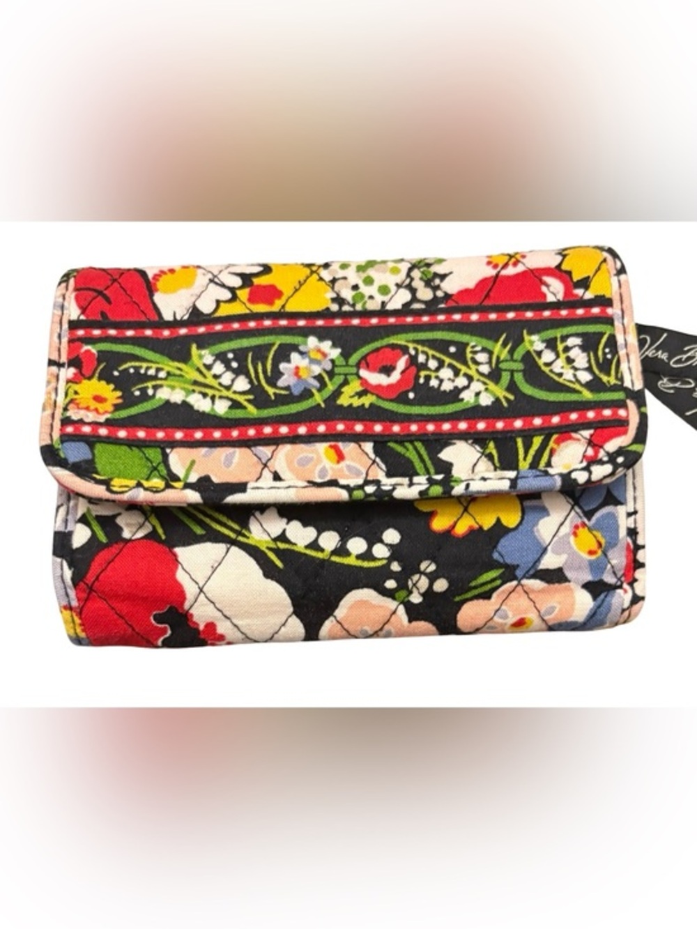 Vera Bradley Poppy Field’s Trifold Snap Wallet NWO